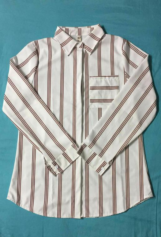 Chicnico Casual Fashion Striped Blouse Top