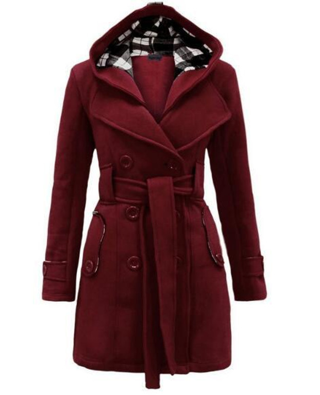 Trench Coat for Women 2017 Fashion Turn-down Collar Slim Cashmere Sashes Double Breasted Coat Women Overcoat Manteau Femme