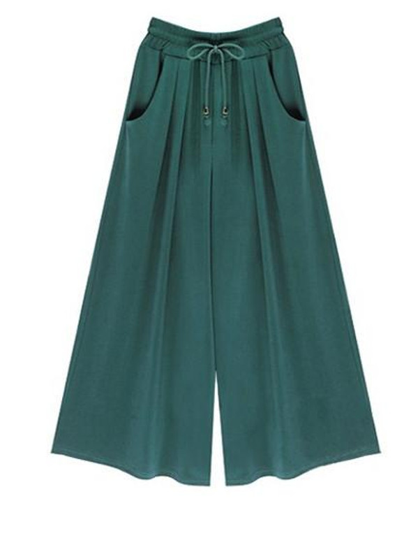 Makuluya 2017 Autumn spring summer fashion women new wide leg pants tenths pants large plus size loose casual pants Makuluya 2017 Autumn spring summer fashion women new wide leg pants tenths pants large plus size loose casual pants