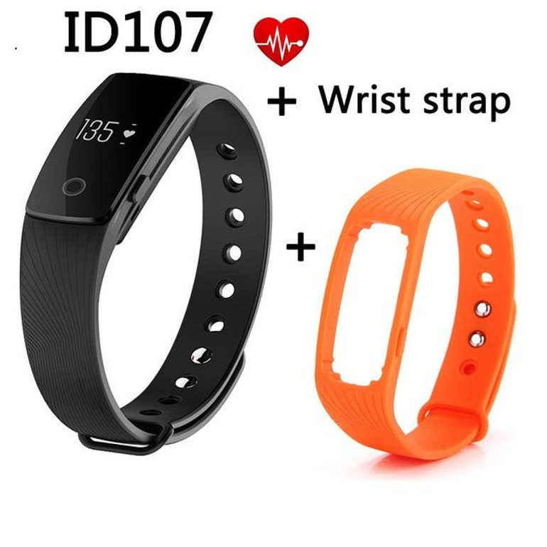 Makibes ID107 Bluetooth 4.0 smart band Smart Bracelet Heart Rate Monitor Wristband Activity Fitness Tracker