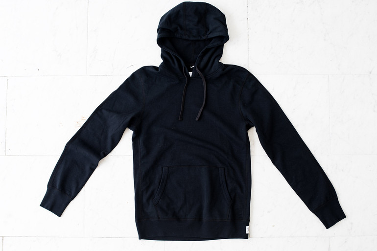 Reigning Champ Pullover Hoodie - Black/Lightweight Terry