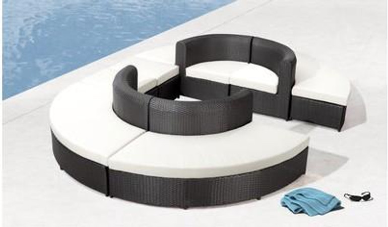 Sigma Spring Arrival used patio bench poly rattan garden furniture