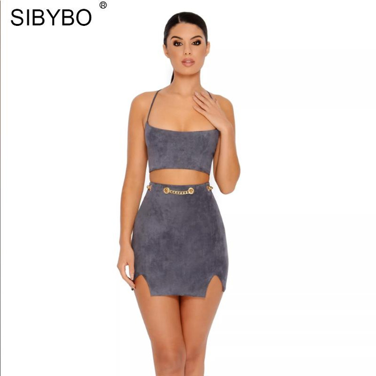 Sibybo Two Piece Set Criss Cross Party Dresses Women Strap Hollow Out Bodycon Mini Dress Sexy Club Bandage Dress Women Vestidos Sibybo Two Piece Set Criss Cross Party Dresses Women Strap Hollow Out Bodycon Mini Dress Sexy Club Bandage Dress Women Vestidos