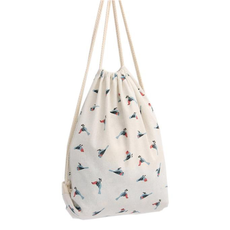 Hot selling Shopping Bag women Sparrow Drawstring Beam Port Backpack Shopping Bag Travel Bag 0104 drop shipping 30%