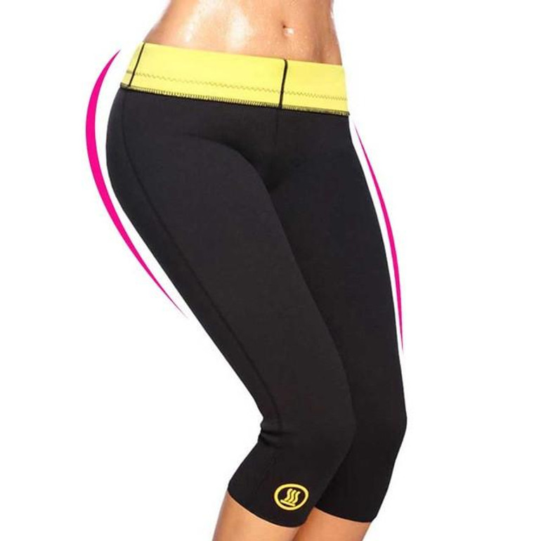 Hot selling body shaper stretch neoprene slimming pants thermo shaper leg slimming sweat pants fat burning panty bodysuit