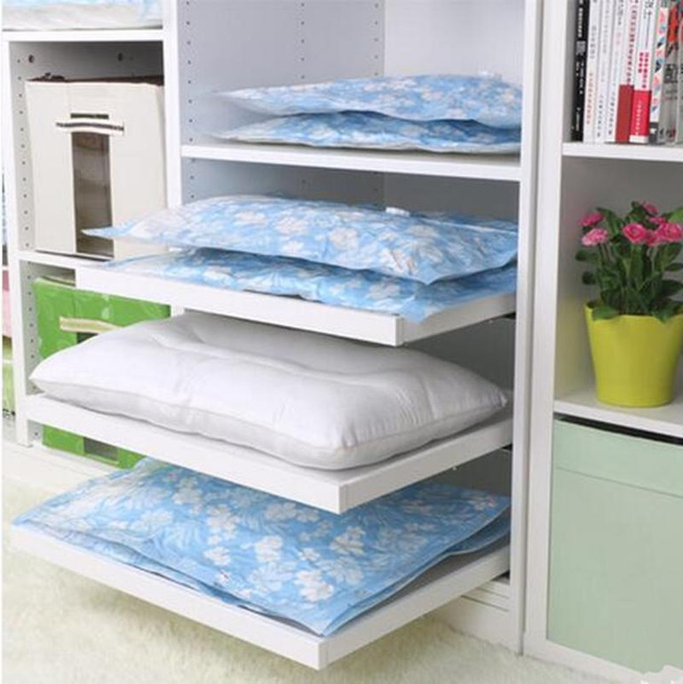 Hot selling 11 pieces/set vacuum clothes storage bags Vacuum Seal Compressed Organizer For Clothes Bedding With Hand Vacuum Pump