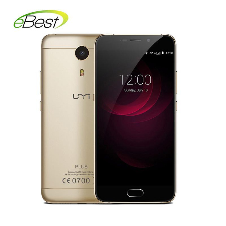 New Original Umi Plus Mobile Phone Helio P10 Octa Core 5.5" 13.0MP 1920*1080 Pixels LTE Android 6.0 4GB RAM 32GB ROM Fingerprint