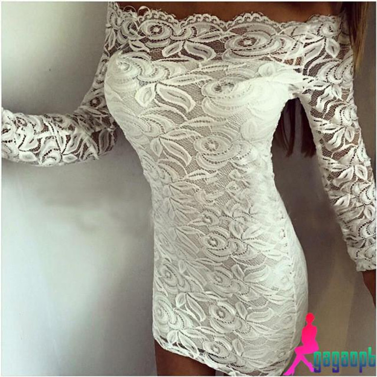 Gagaopt 2017 New Trendy Patchwork Lace Dress Off the Shoulder Sexy Slim Women Dresses Party Dresses Vestidos Robes Gagaopt 2017 New Trendy Patchwork Lace Dress Off the Shoulder Sexy Slim Women Dresses Party Dresses Vestidos Robes