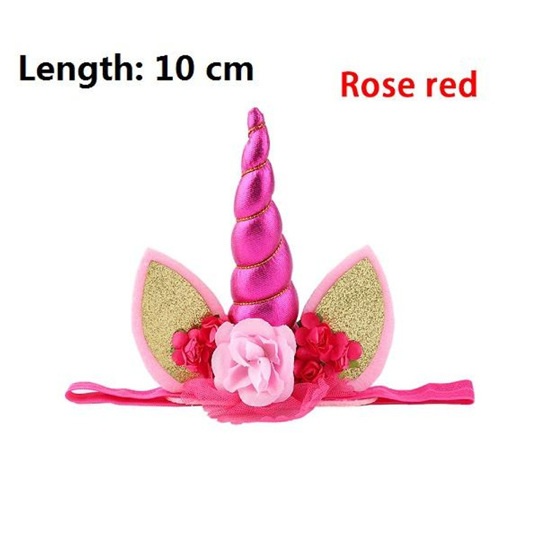 Unicorn Headband for Kids Girls Birthday Gift Headwear Party HolidayCosplay Elastic Hairband Hair Accessories