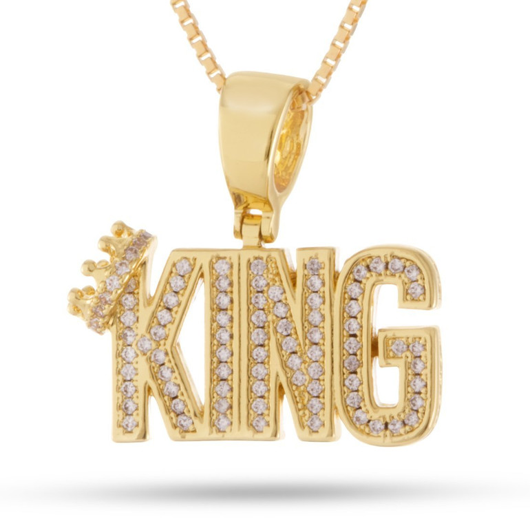 Snoop Dogg x King Ice - The Mini Crowned King Necklace (.925 Sterling Silver)