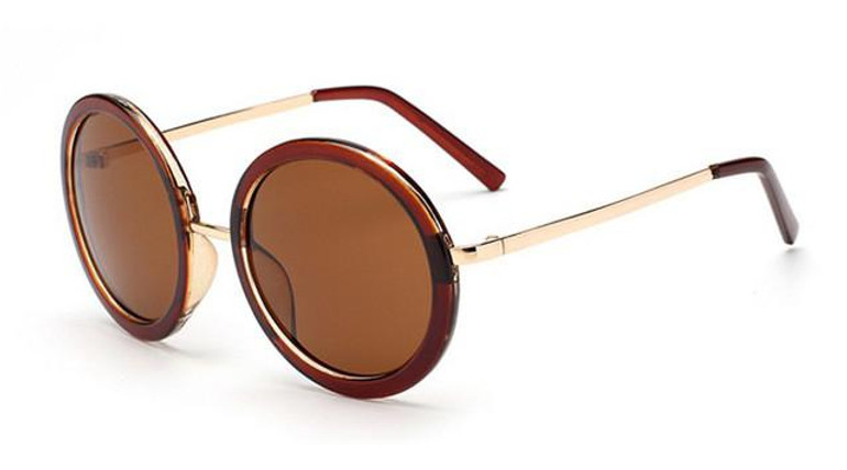 New Retro Round Sunglasses Women Brand Designer Vintage Sun Glasses Women Coating Sunglass Oculos De Sol Gafas lunette de soleil