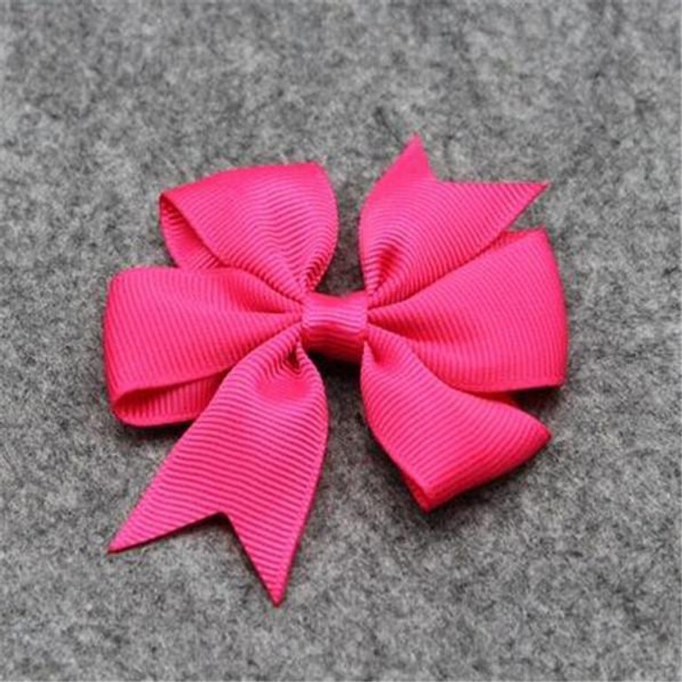 New Popular Children Hair Clip Hair accessories Headwear Baby Ribbon Bow Cute Girls Hairpins