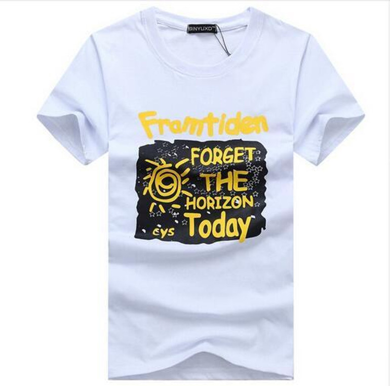BINYUXD brand cotton 3D fashion T-shirts men 2017 summer funny teenage man's print T-shirt extended plus size s-5XL