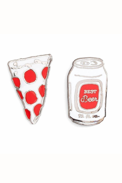 Ban.do Pizza & Beer 2pk Enamel Pins