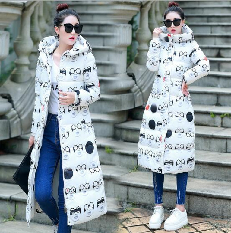 SMFOLW 2017 Coat Parkas Women Winter Jackets Winter Long Jacket Women High Quality Warm Female Thickening Warm Parka Hood