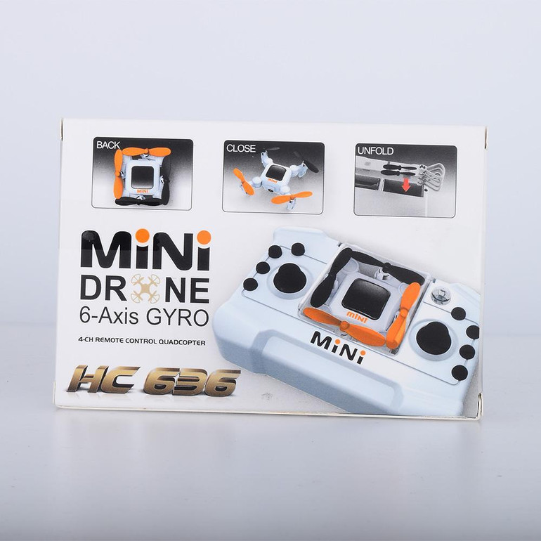 Foldable RC Pocket Drone 2.4G 4CH 6-Axis Headless Mode RC Mini Quadcopter Remote Control dron toys