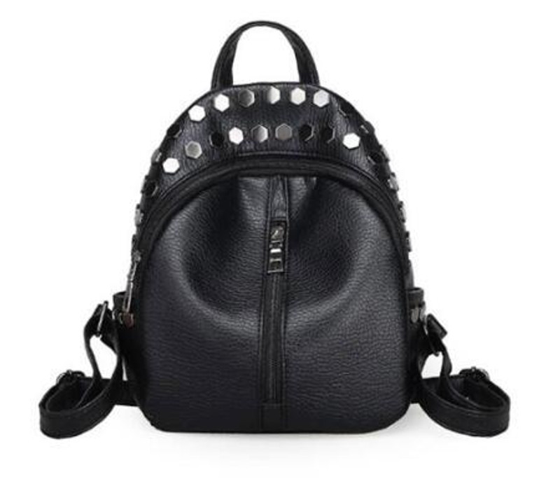 FLYING BIRDS rivet Mochila mini women backpack leather backpacks teenage school bags female travel bag high quality designer bag