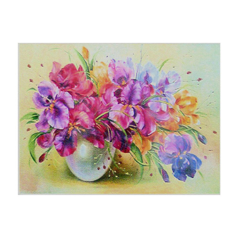 Flowers Diamond Painting Cross Stitch Rhinestones Embroidery Moasic Pasted DIY Painting Art For Living Room Home Decoration 2017