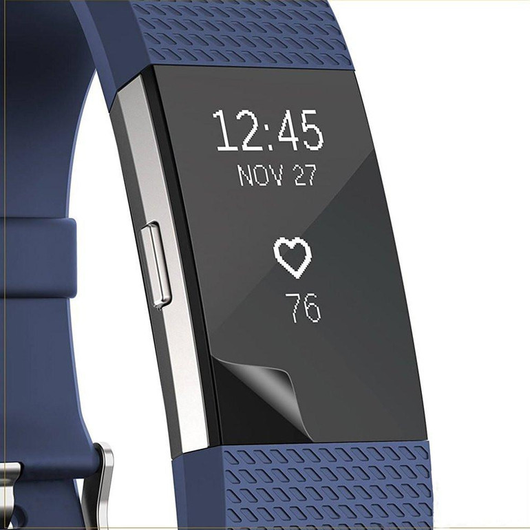 High Definition Ultra Clear Screen Protector For Fitbit Charge 2 (3 packs)