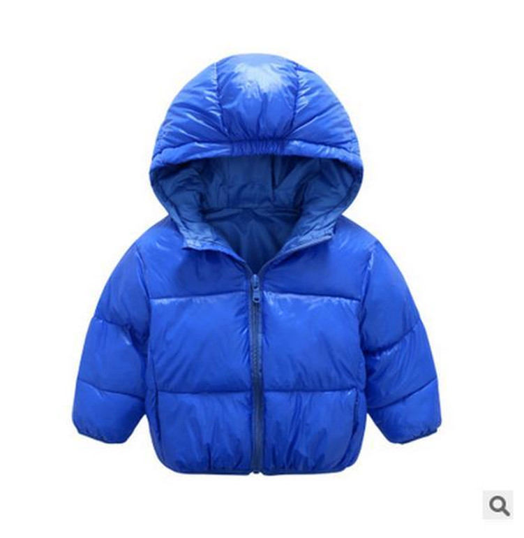 HH Light Baby Boys Parka Kids Winter Jackets for girls Cotton thicken Coat Warm Hooded Outerwear infant snow jacket 1 2 4 Years