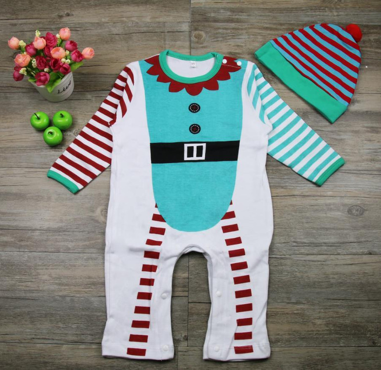 HH christmas Baby rompers costumes for boys santa claus baby outfits baby girl clothes newborn new year jumpsuit wear overalls