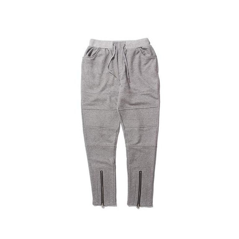 HEYGUYS 2017 Long Pants Men  Casual Sweatpants slim fit  Jogger Trousers Fashion Fitted Bottoms  zipper  street wear hip hop