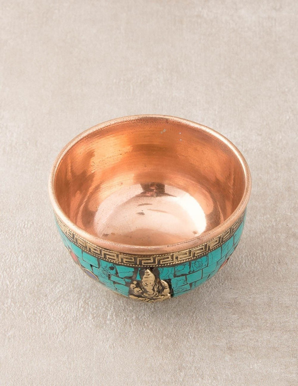 Ganesh Copper Offering Bowl