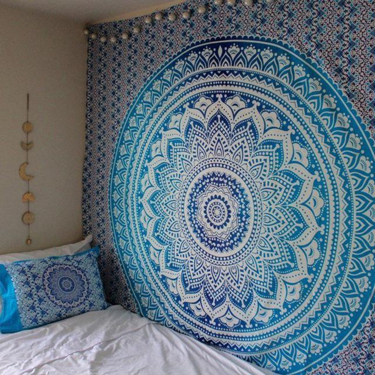 Bohemian Style - Blue Tapestry