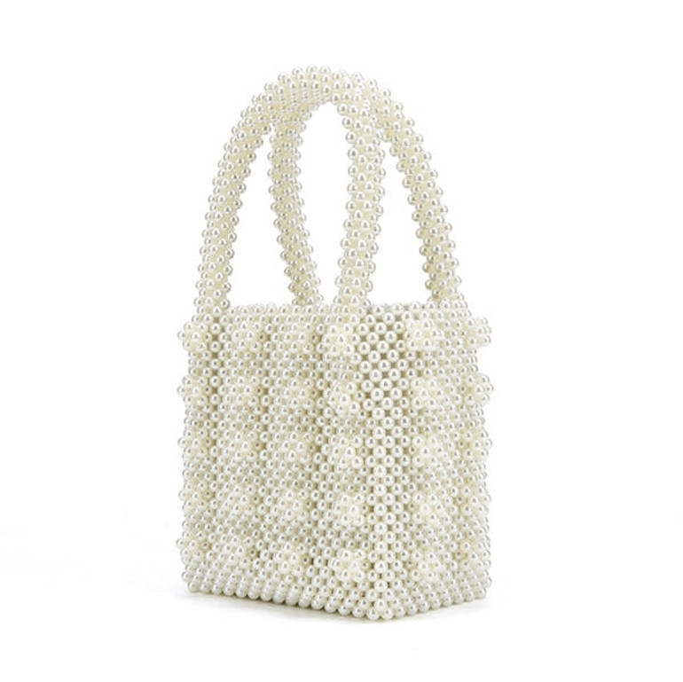 "Tiffany" Pearl Beaded Handbag