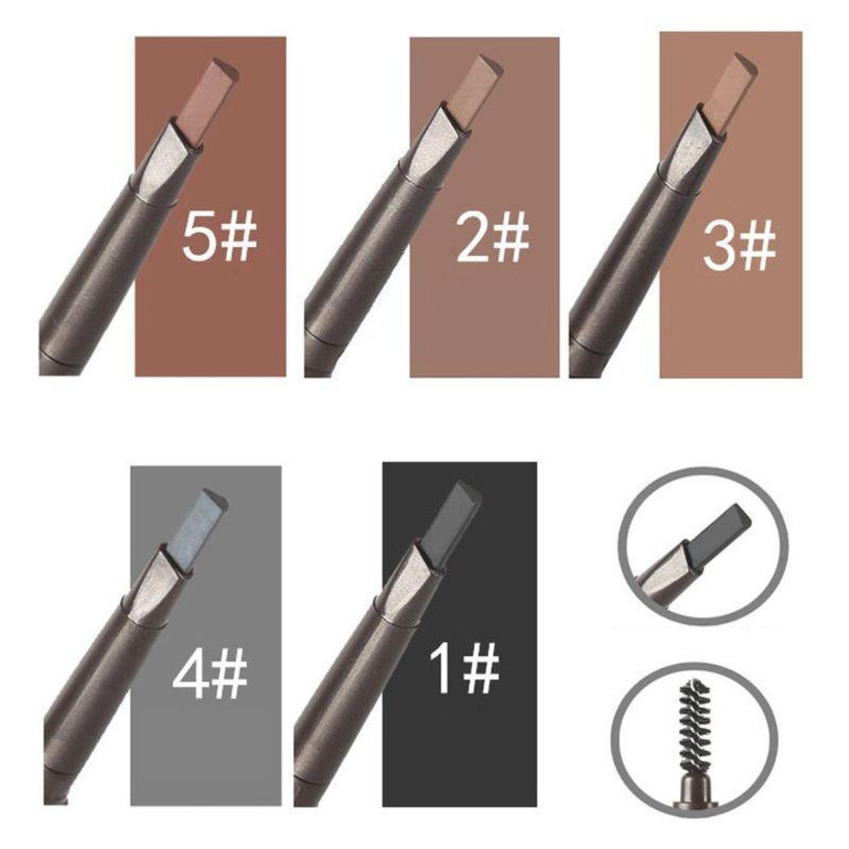 Waterproof Eye Brow Eyeliner Eyebrow Pen Pencil with Brush Makeup