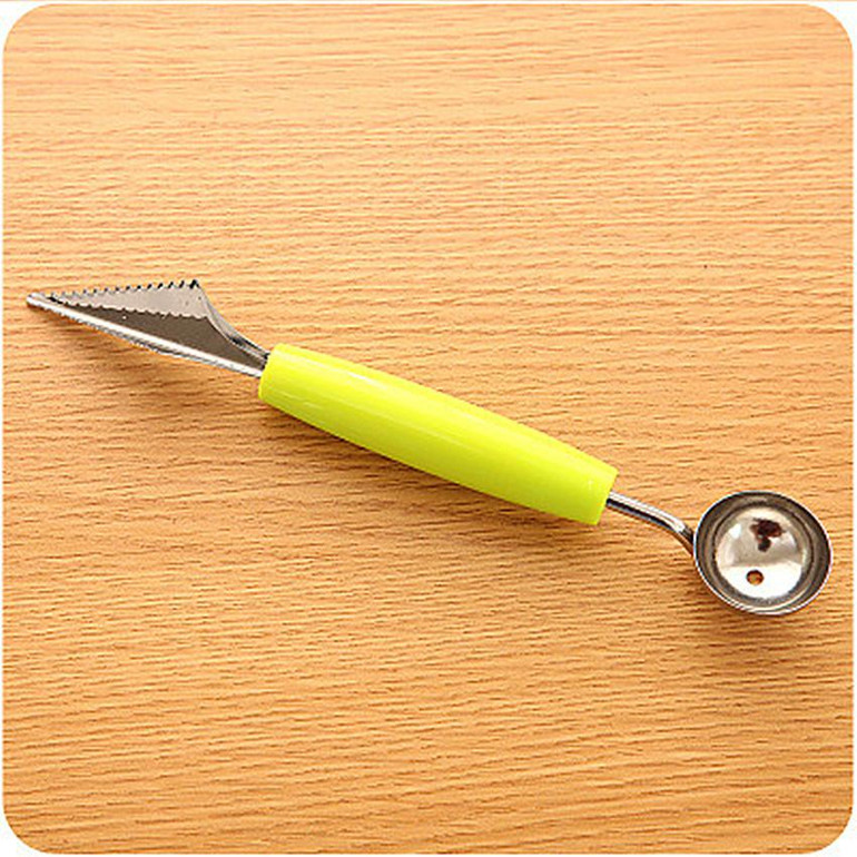Watermelon Ice Cream Dig Ball Scoop Spoon Watermelon Melon Fruit Carving Knife Cutter Gadgets Diy Assorted Cold Dishes Tool