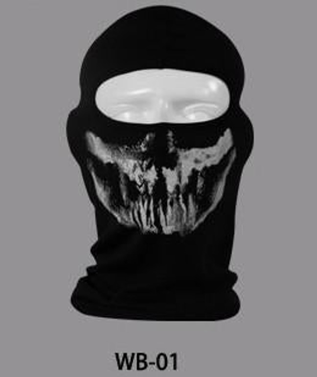 New Skull Mask Skeleton Balaclava Ghost Tactical Motorcycle Breathable Outdoor Sports Ski Cycling UV Protect Full Face Mask