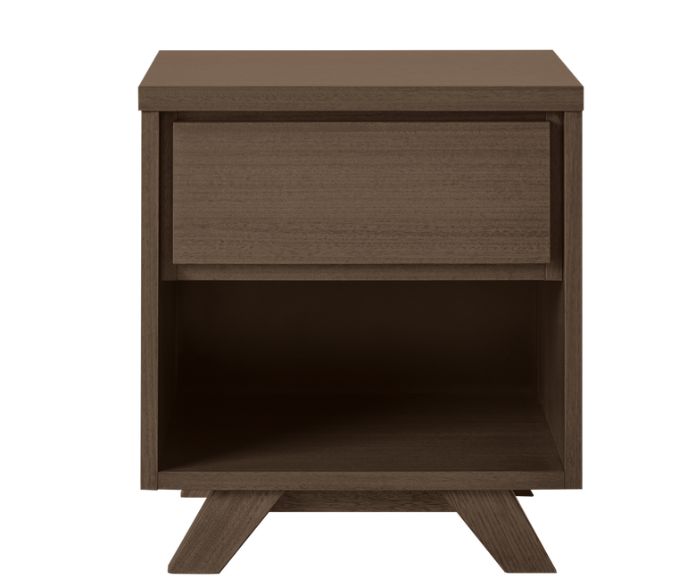 Jasper Bedside Table narrow (1 drawer, 1 shelf)