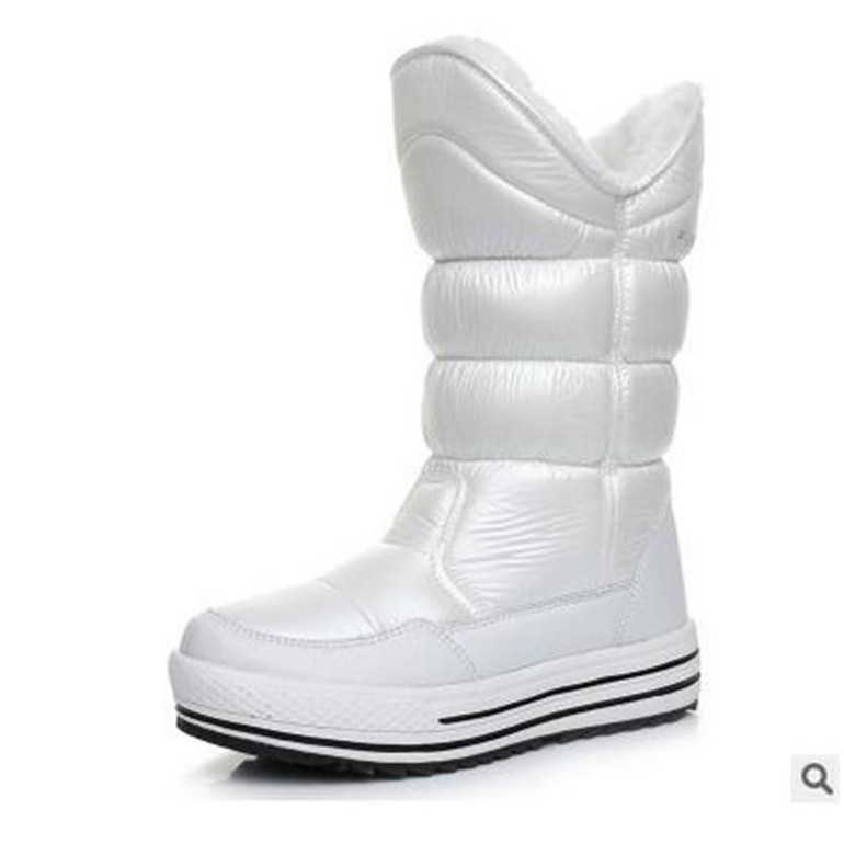 2017 new casual comfortable flat shoes fashion ladies snow boots thick plush warm towel snow boots winter cotton boots