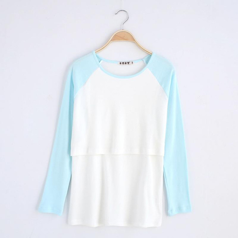 2017 new Breast Feeding Tops Tees Maternity Nursing Clothes Pregnant Women Breastfeeding T-shirt Maxi Premama Wear Clothing