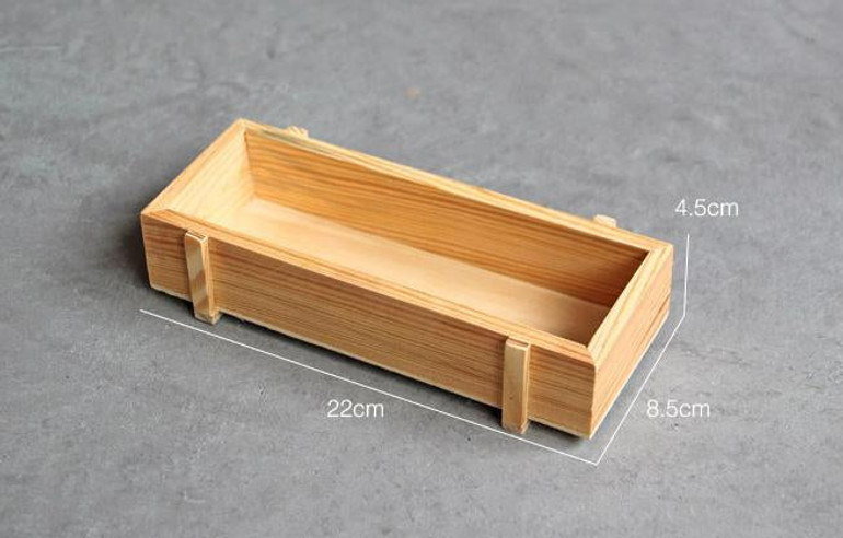 CAFEDO BRASIL Wooden Bonsai Storage Box Desk Decorative box for Home/ Office/ livingroom/Bedroom Eco-friendly Supplies
