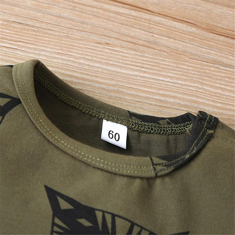 Baby Cartoon Animal Printed Long Sleeve Casual Rompers