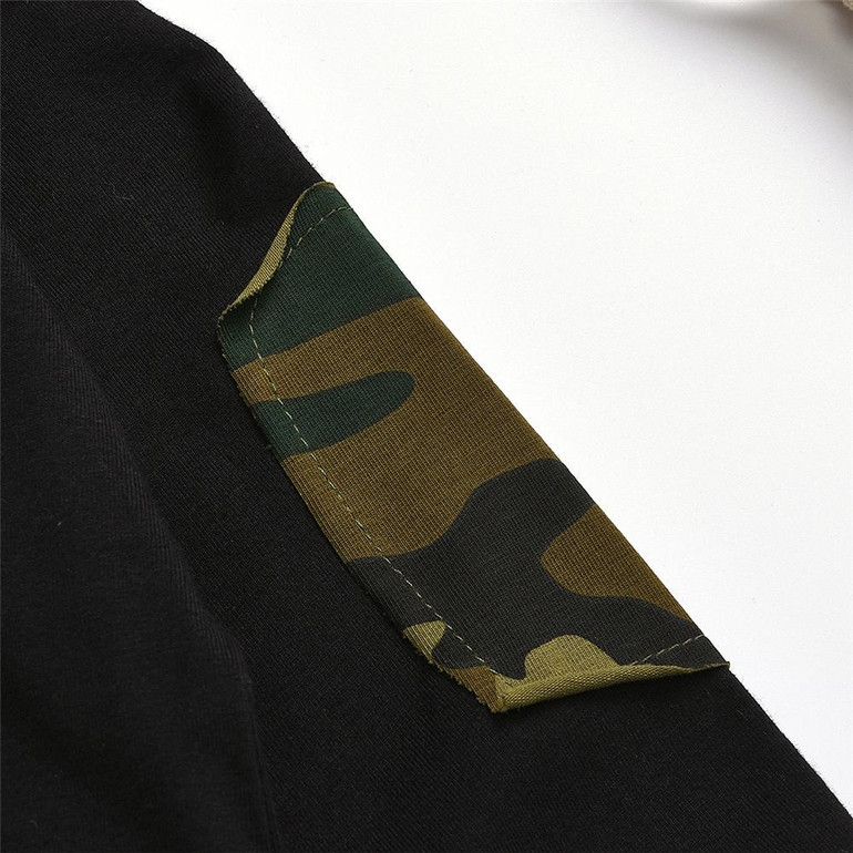 Baby Boys Camo Letter Printed Hooded Long Sleeve Top & Pants Wholesale Baby Boys Camo Letter Printed Hooded Long Sleeve Top & Pants Wholesale