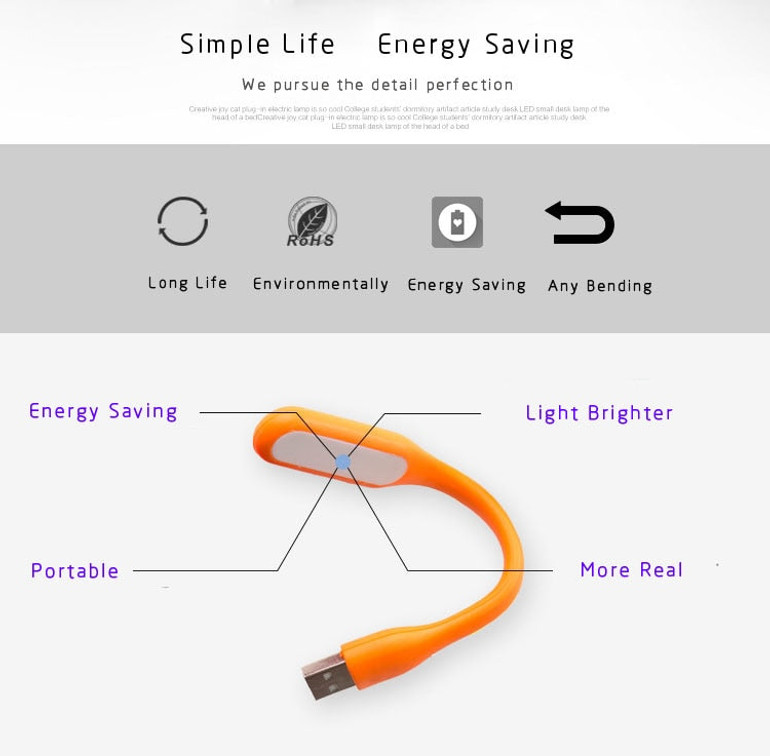 Mini Flexible USB LED