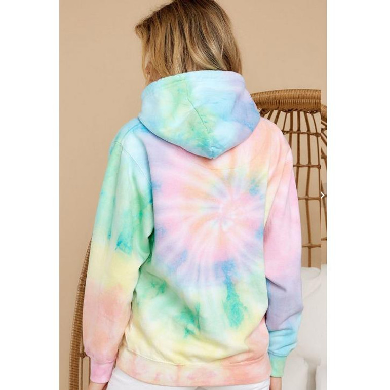 Tie-dye Printed Long Sleeve Hoodies Sweatshirts