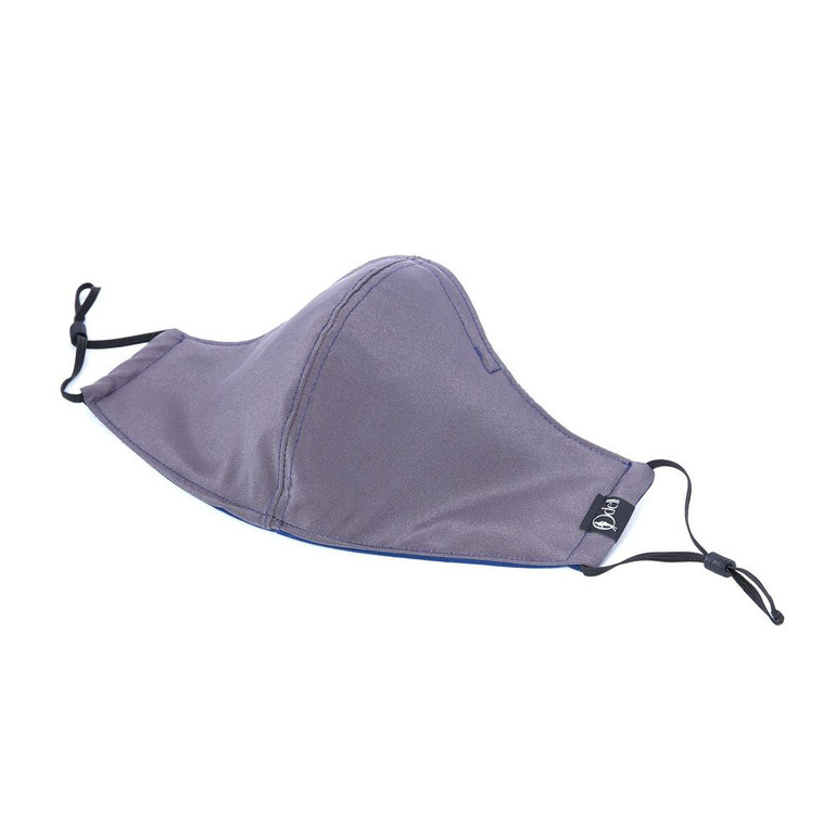 Silk Cloth Face Mask - Navy/Slate