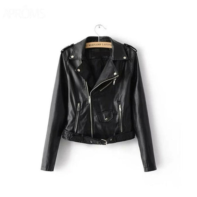 PU Leather Jacket Outerwear