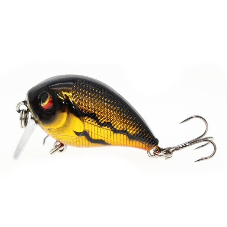 Brand Lifelike VIB Floating Fishing Lure 4CM 8G Pesca Hooks Fish Wobbler Tackle Crankbait Artificial Japan Hard Bait