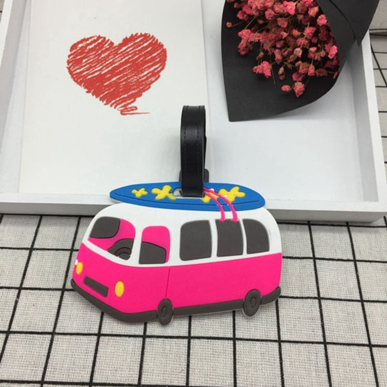 Travel Accessories Creative Luggage Tag Animal Cartoon Silica Gel Suitcase ID Addres Holder Baggage Boarding Bag Portable Label