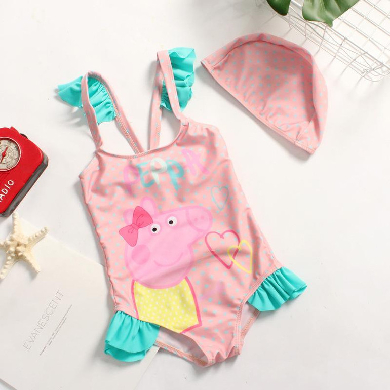 Cute Cartoon One Piece Swimsuit