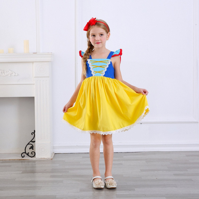Girl Snow Princess Dress