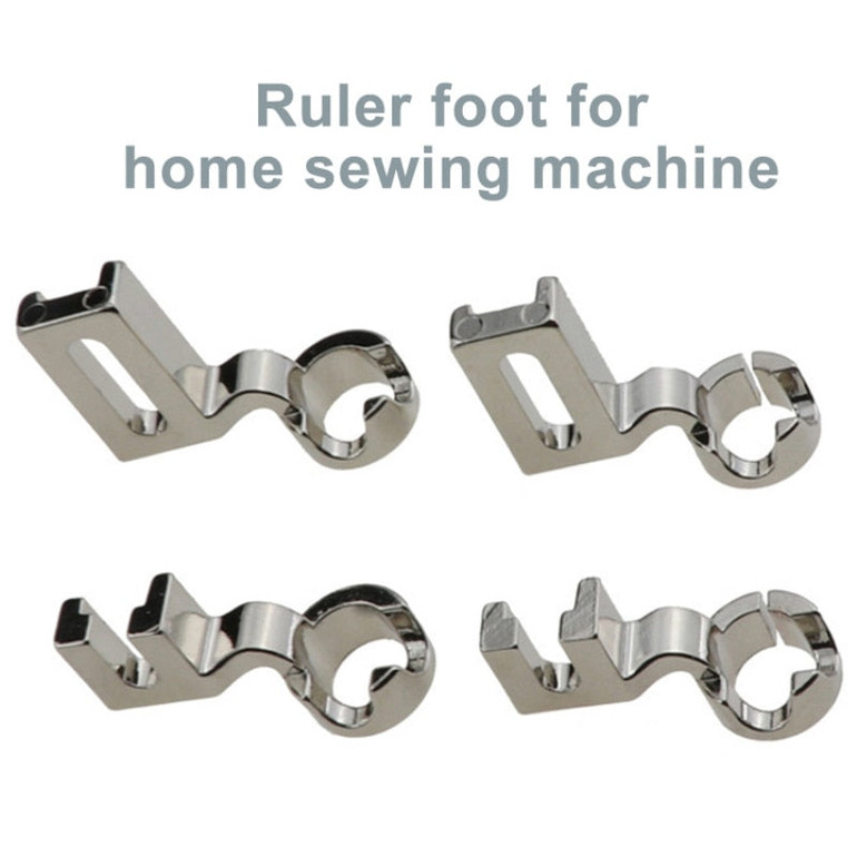 Stainless Steel Quilting Presser Foot Low Shank Free Motion Ruler Quilting Presser Foot for Singer Janome Brother Sewing Machine