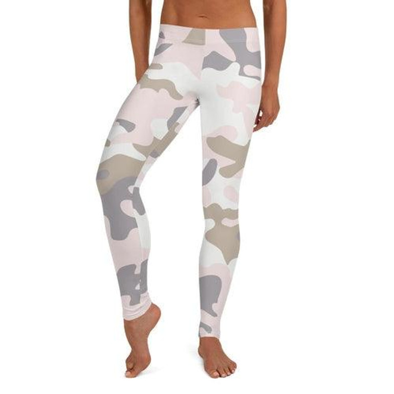 Seamless Pastel Camo Leggings