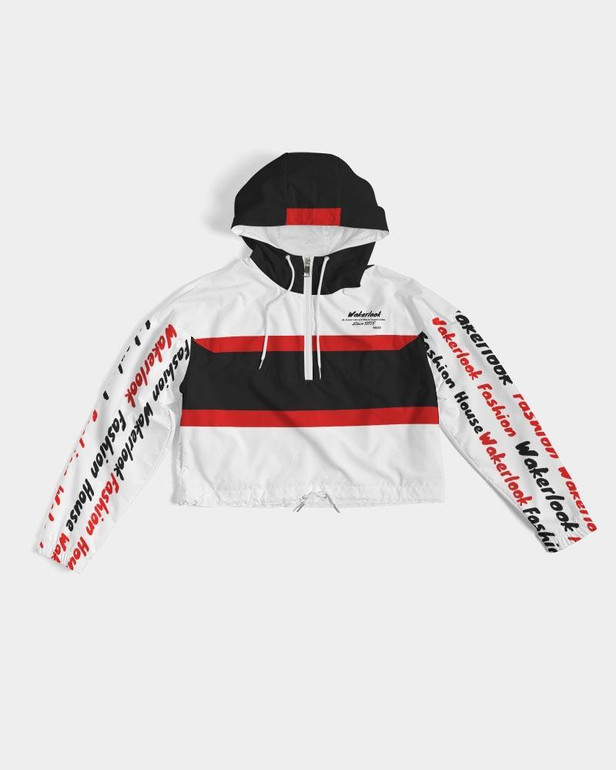 Wakerlook Women's Cropped Windbreaker
