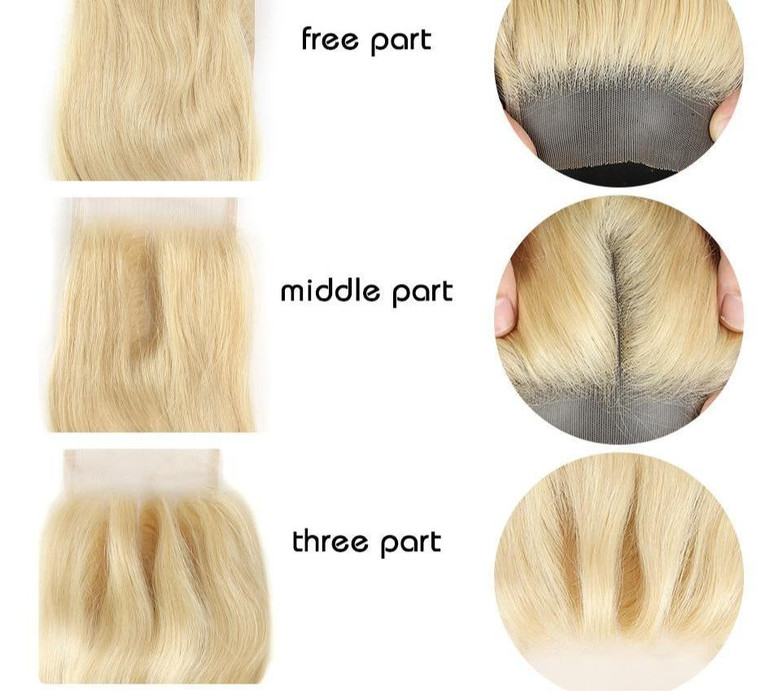 Beumax Blonde Body Wave Bundles With Closure Orange Brazilian Hair
